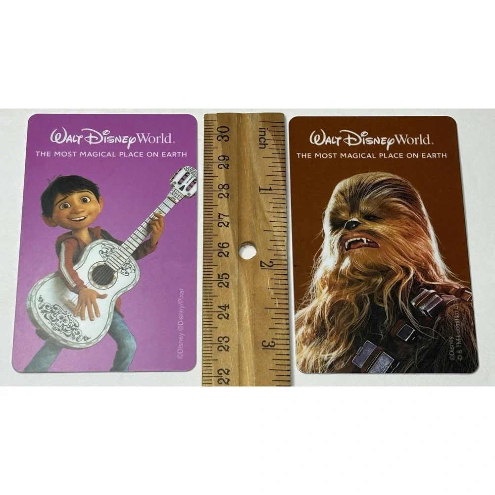 Walt Disney World Theme Park Card Used‎ Miguel Coco Chewbacca Souvenir Card